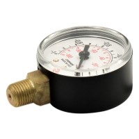 Радіальний механічний вакуумметр Cewal M 50 RP, різьба1/4"