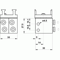 Пневморозподільник 5/3 AZ Pneumatica 2.314 MB UL