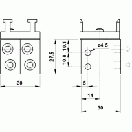 Пневморозподільник 5/3 AZ Pneumatica 2.315 MB UL